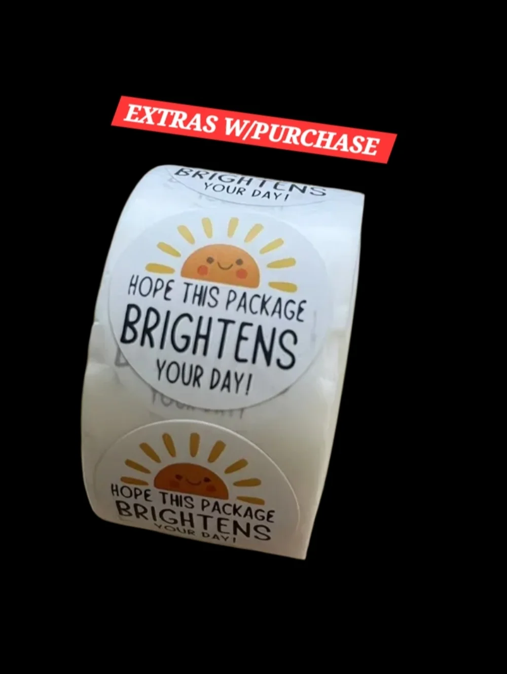 500ct. Sunshine 'Hope This Package Brightens Your Day' 3 Random Polymailers 1